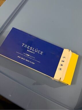 Treasure & Bond Blue and Yellow Eyeshadow Palette Packaging